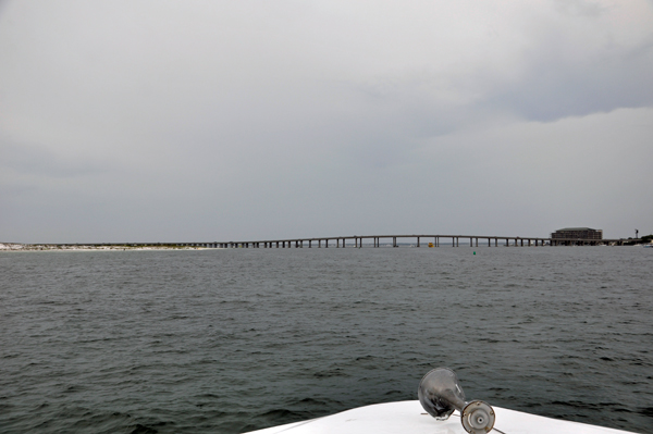 approaching The Mid-Bay Bridge